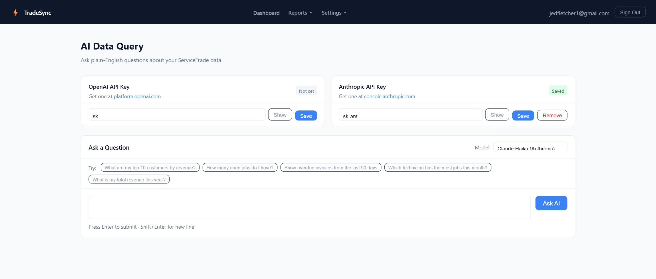 AI Data Query